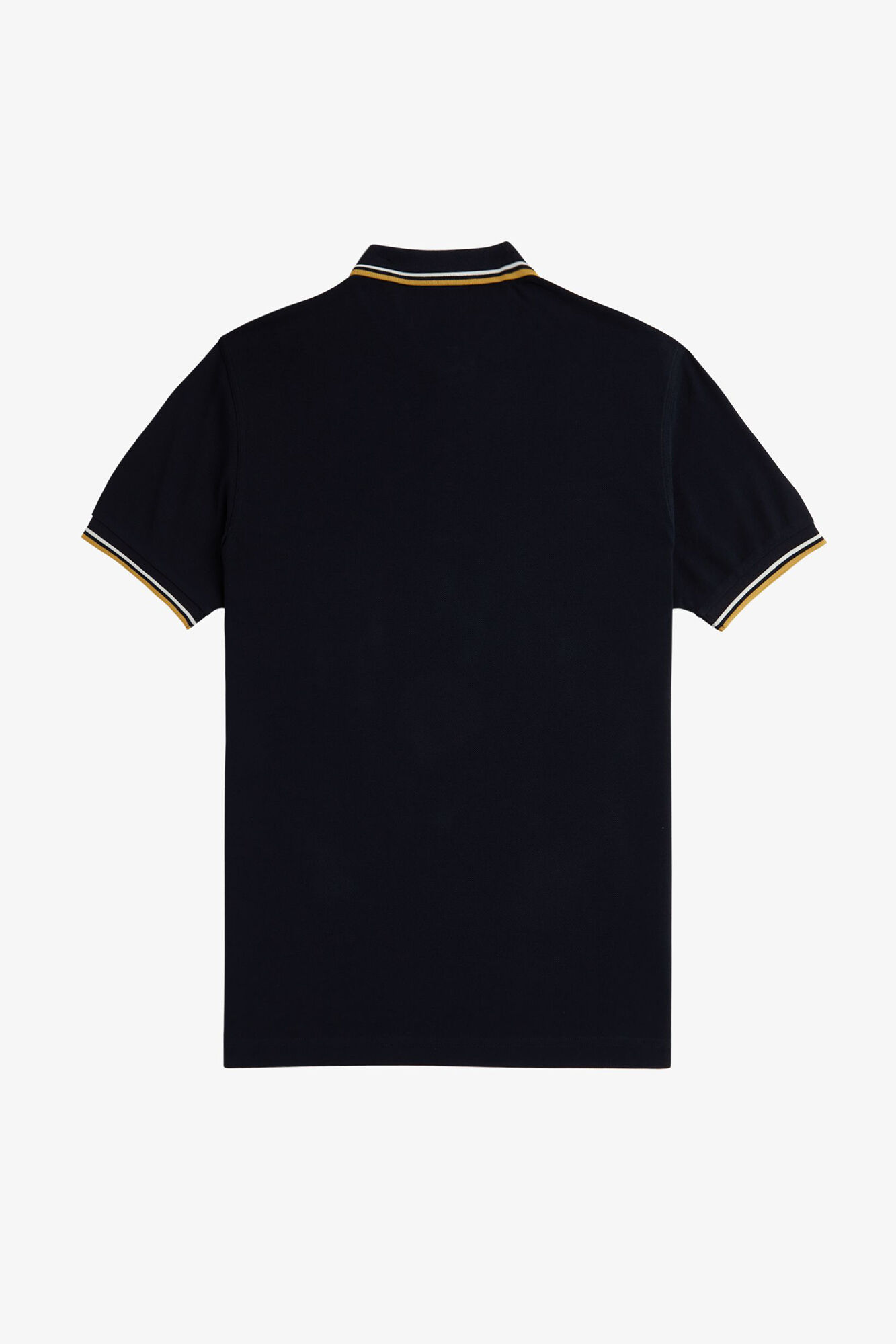 Fred Perry Polo com acabamento em duas listras Preto