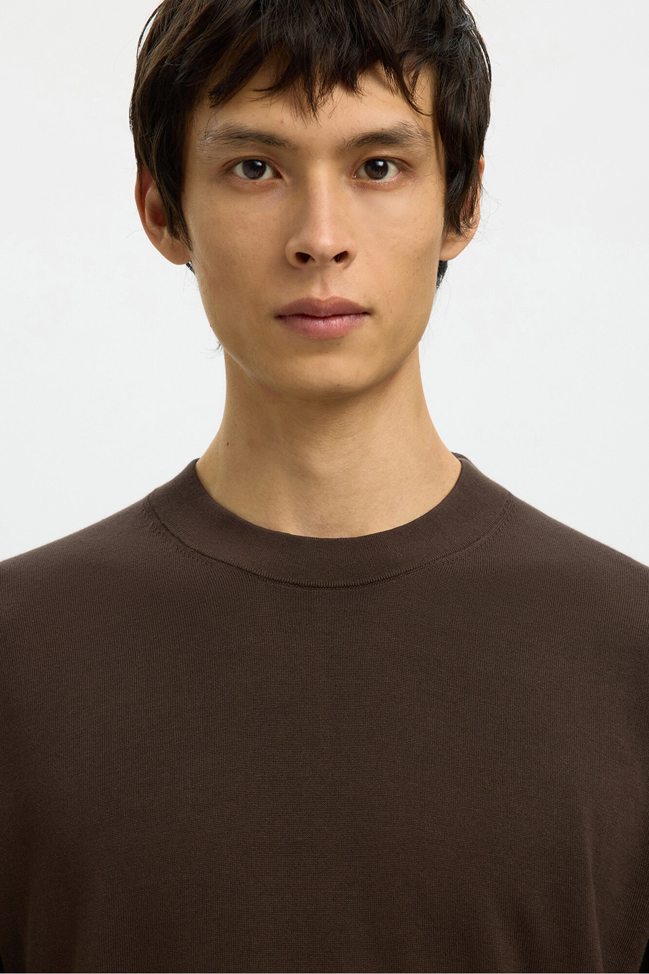 Selected Camisola leve 100% algod&atilde;o org&acirc;nico