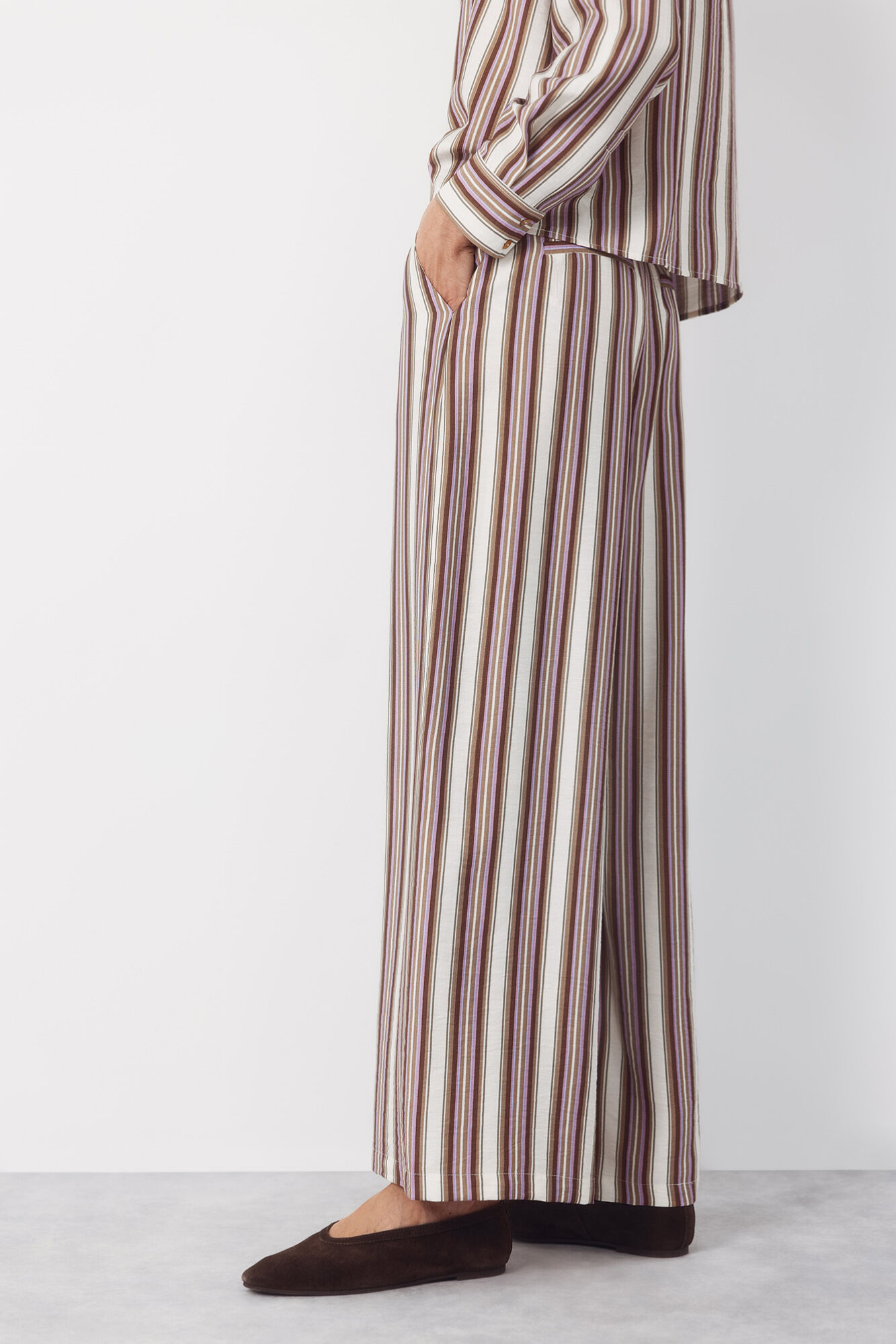 Cortefiel Cal&ccedil;as riscas Multicolorido