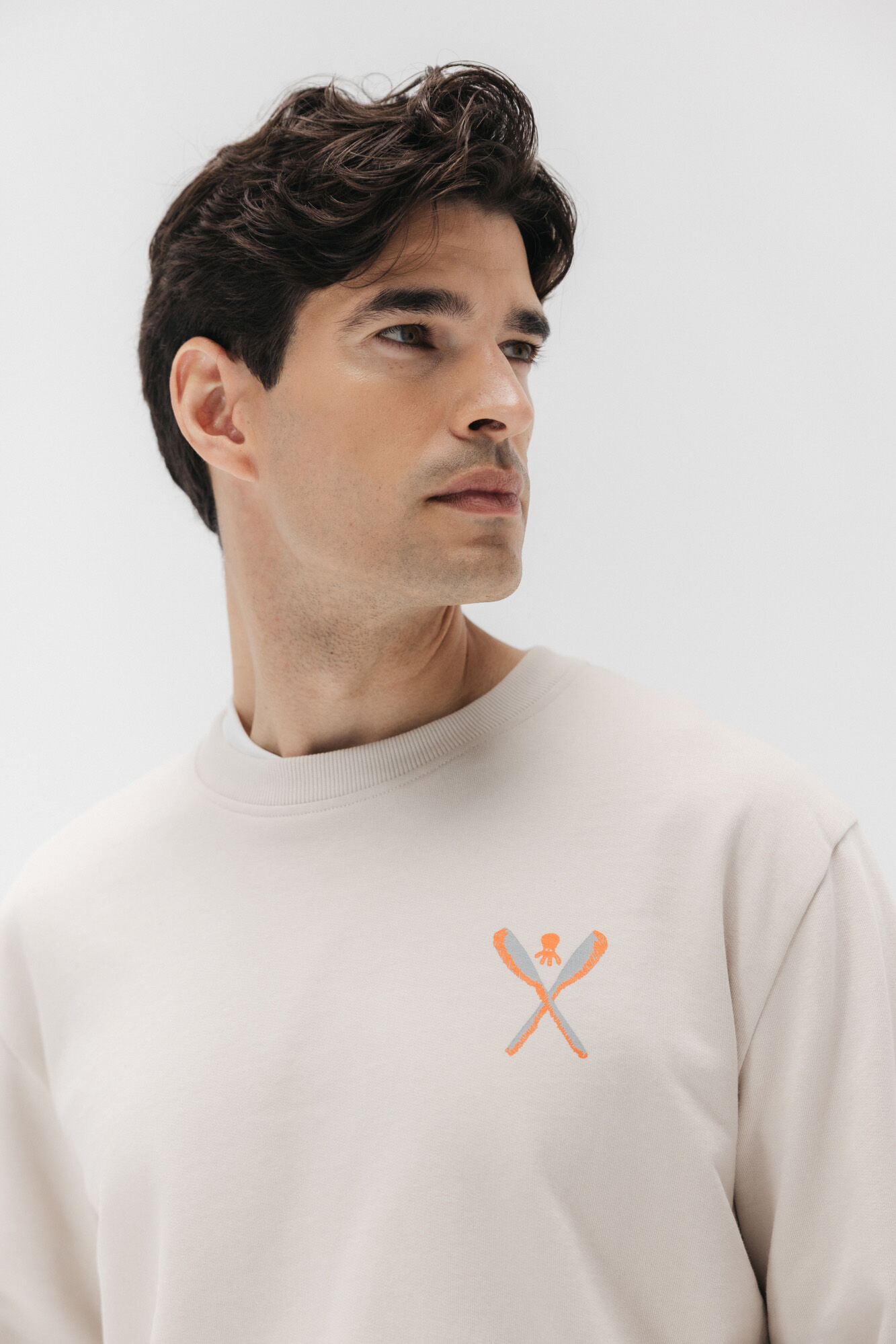 elPulpo Sweatshirt com p&aacute;s desenhadas