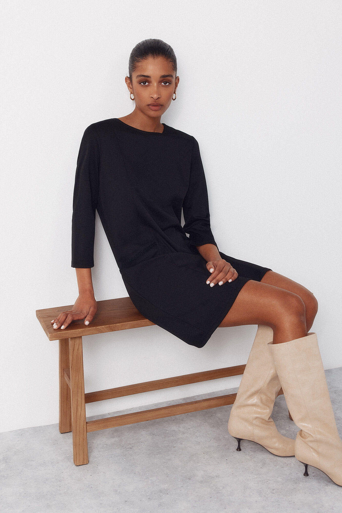 Cortefiel Vestido corto tweed