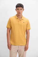 Cortefiel Essential polo shirt Gold