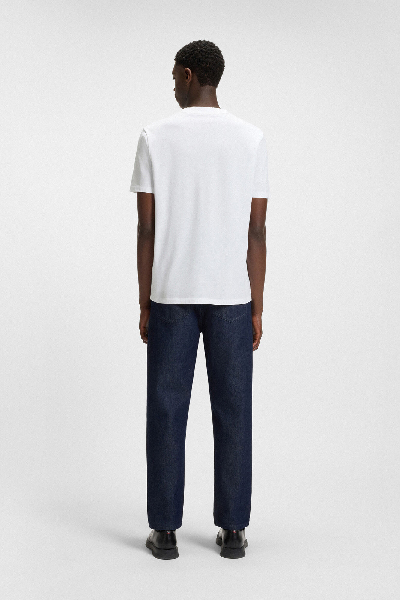 HUGO T-shirt de manga curta Branco