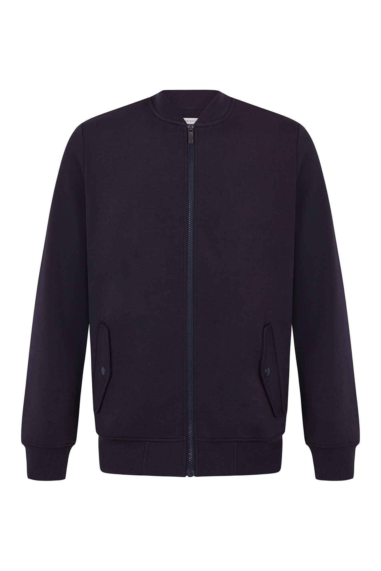 Cortefiel C&aacute;rdigan cuello bomber Azul marino