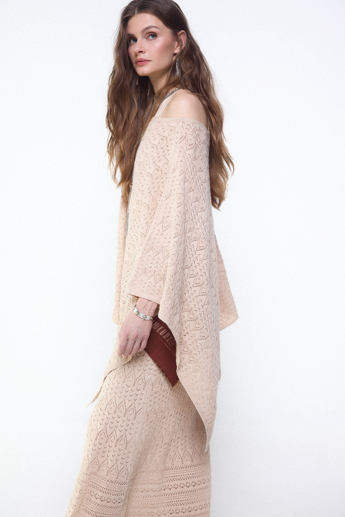 Slowlove Capa punto calado Arena