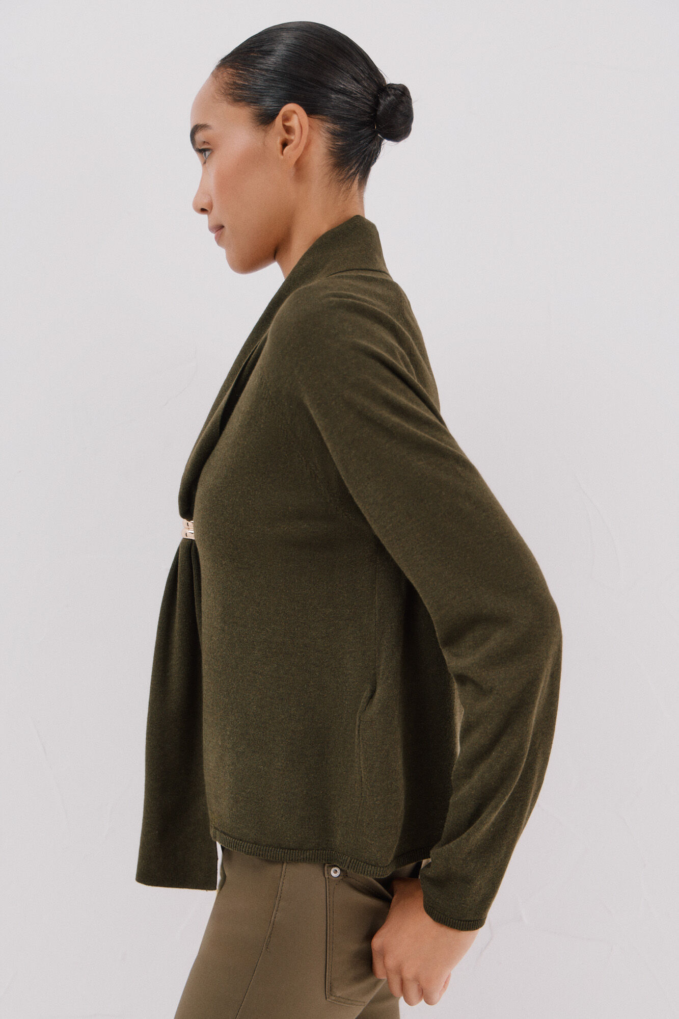 Cortefiel Jersey foulard aro Verde