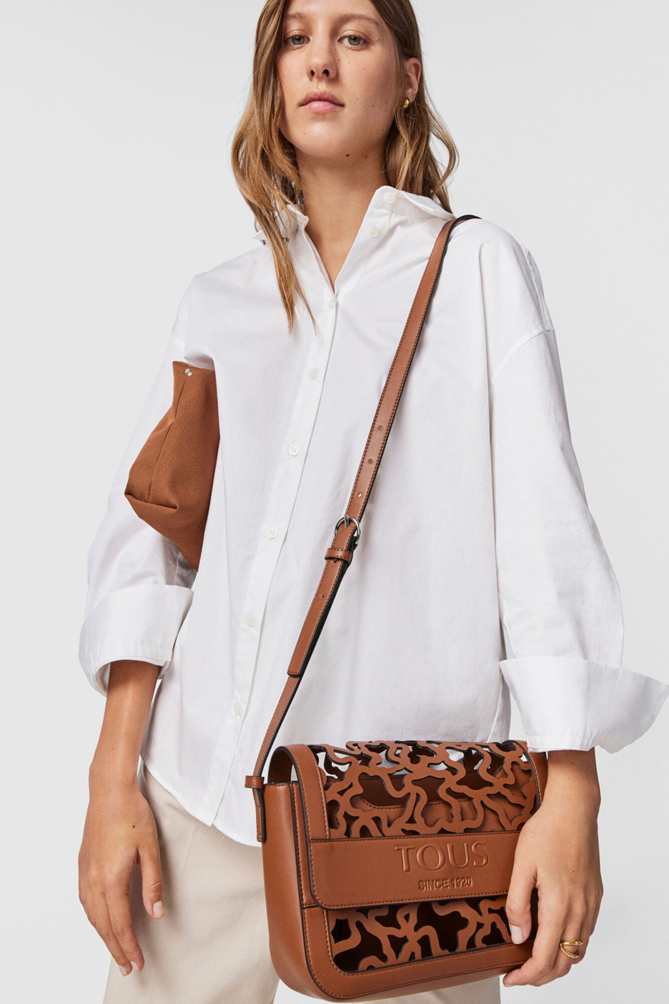 Tous Amaya Kaos Shock brown crossbody bag Brown
