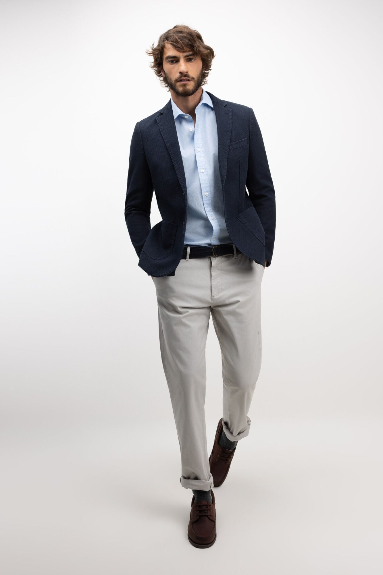 El Ganso Blazer Estruturado Azul