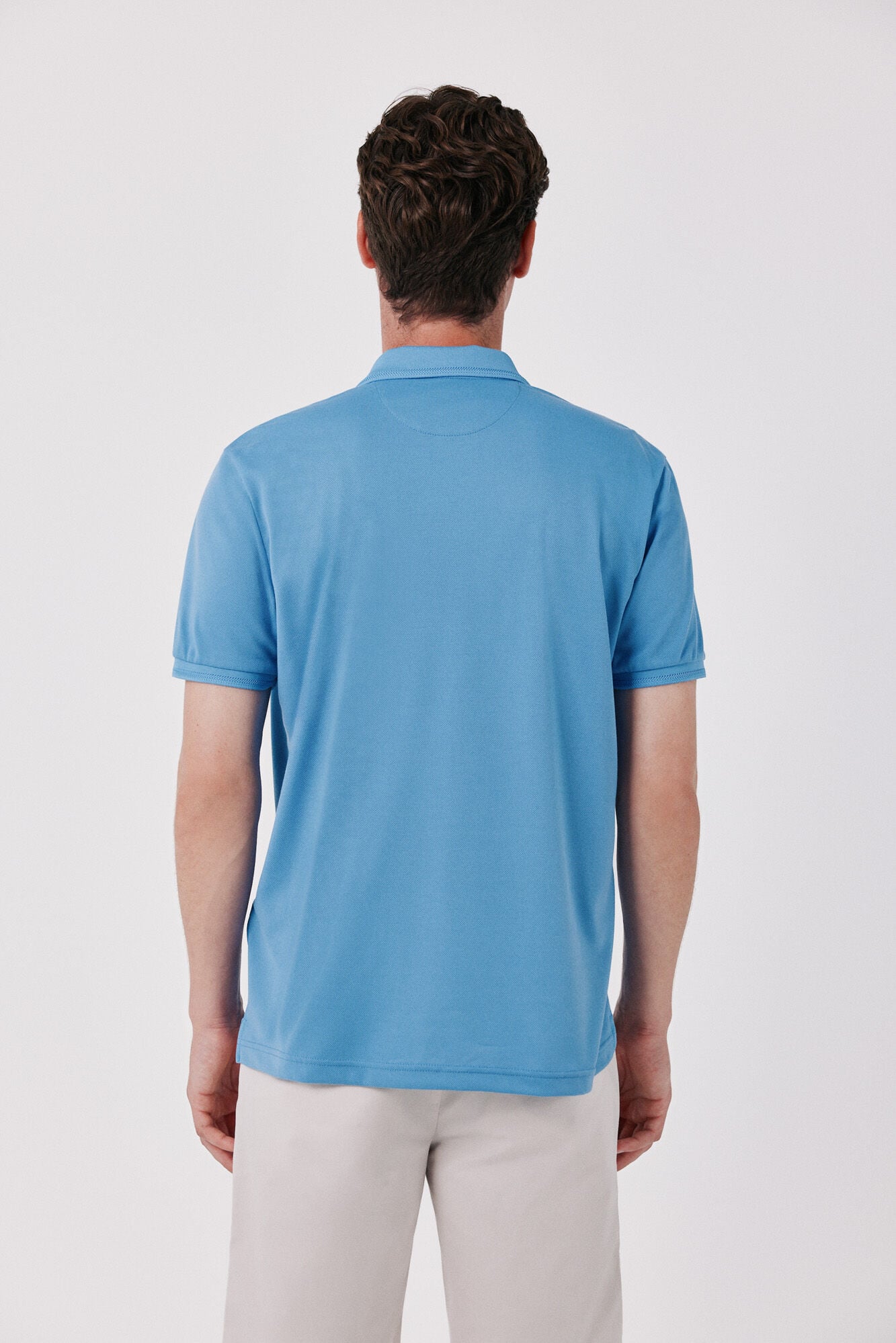 Cortefiel Polo COOLMAX&reg; piqu&eacute; Azul