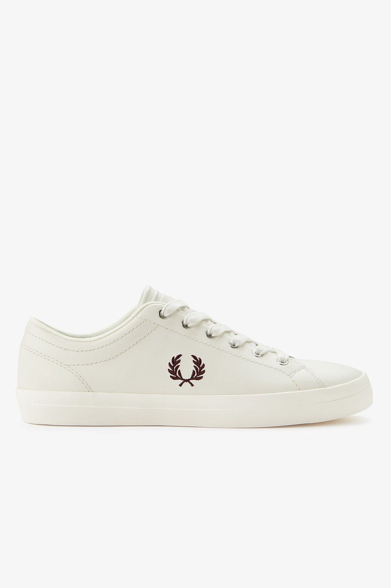Fred Perry T&ecirc;nis de couro b&aacute;sico