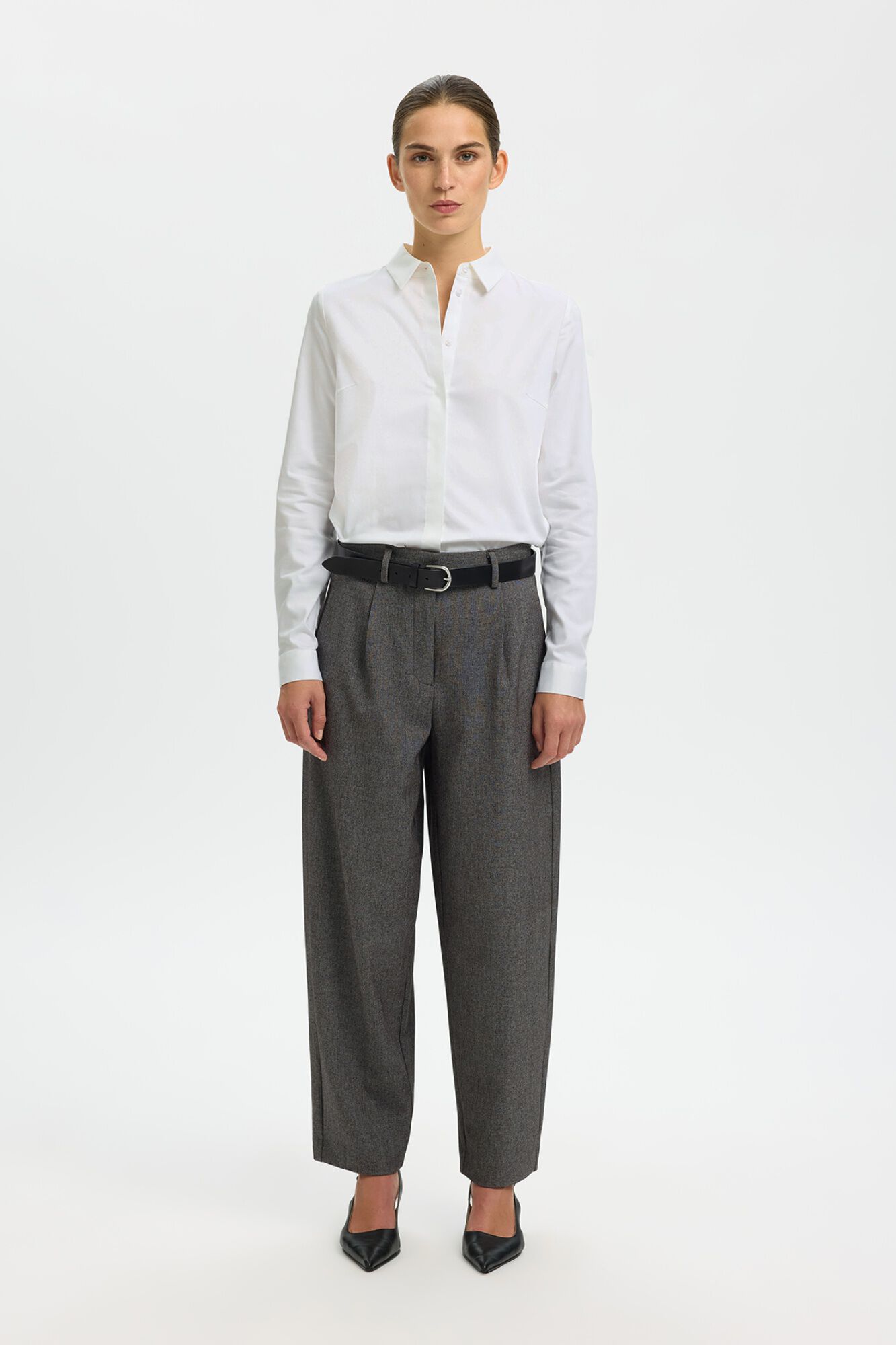 Selected Camisa lisa slim fit