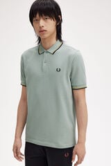 Fred Perry Camisa p&oacute;lo b&aacute;sica de manga curta Fred Perry Azul