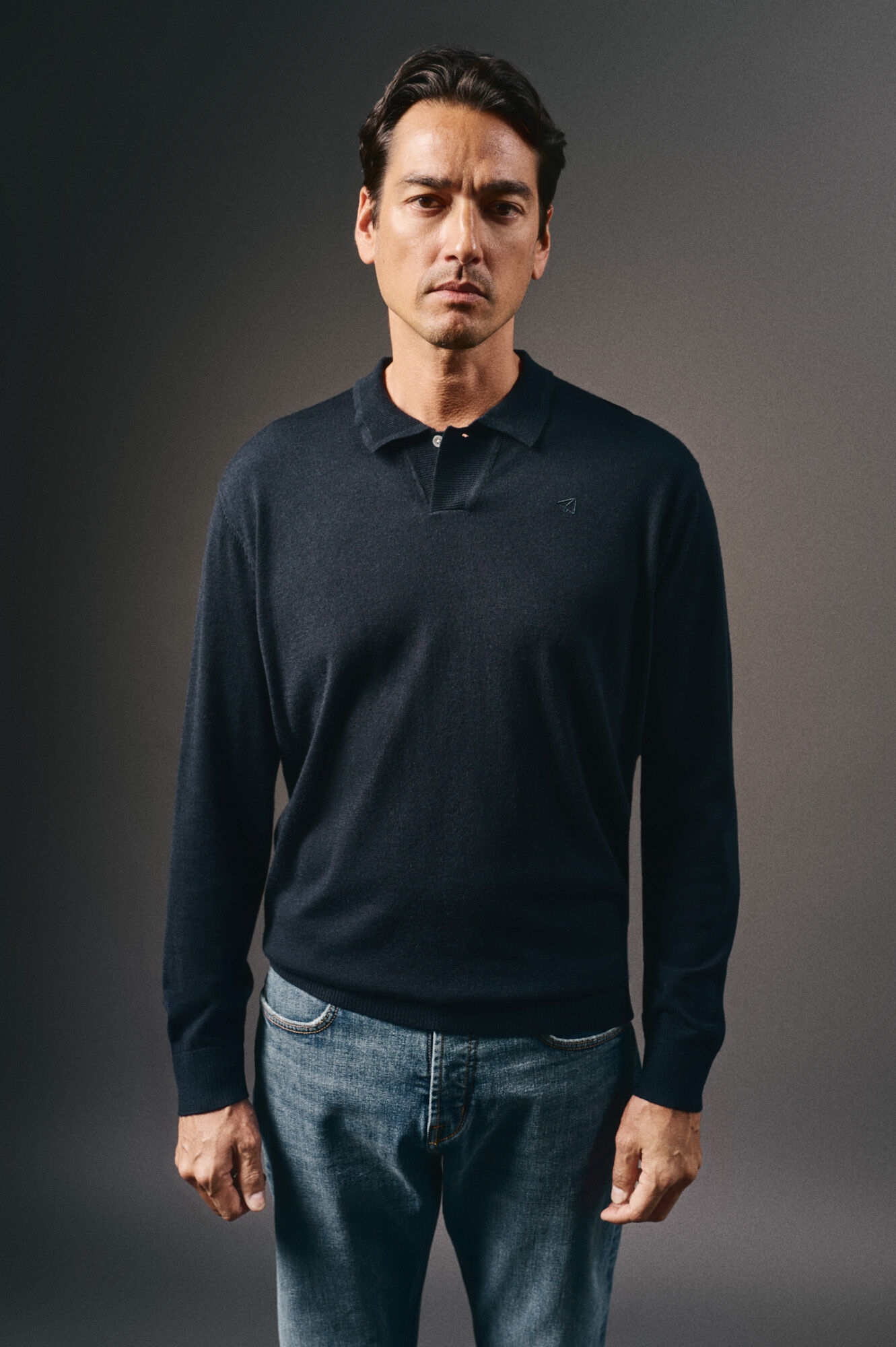 OOTO Jersey cuello polo algod&oacute;n