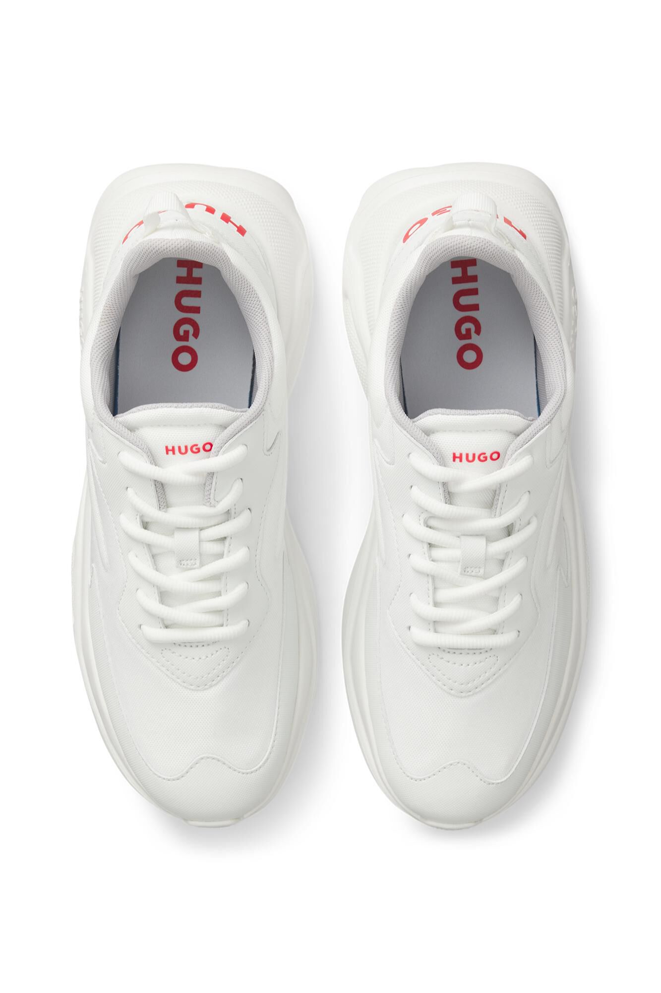 HUGO Chinelos de quarto contempor&acirc;neos Branco