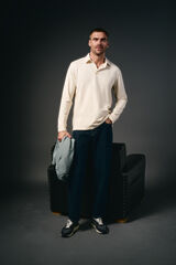 OOTO Polo manga larga Beige