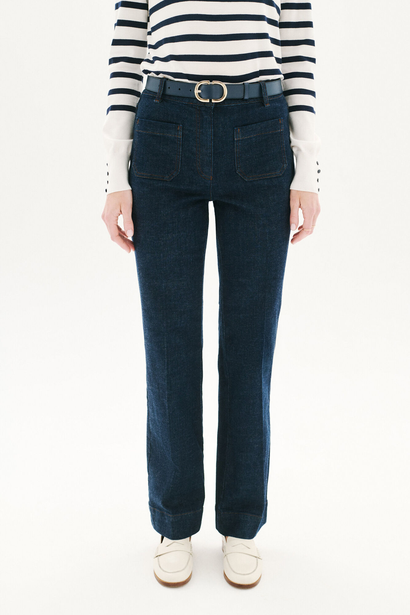 Caroll Casual denim trousers Blue