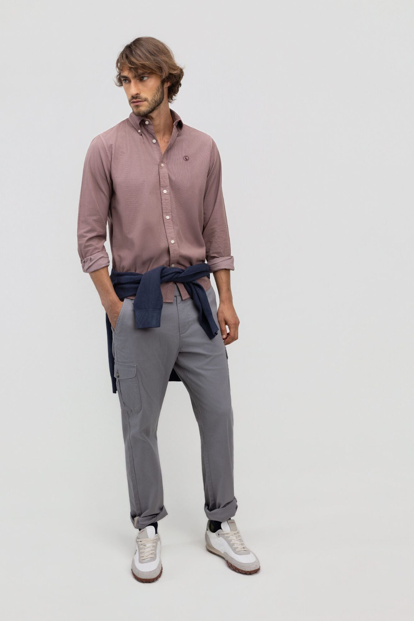 El Ganso Camisa de bombazina Garment Dyed Button Down Subiu