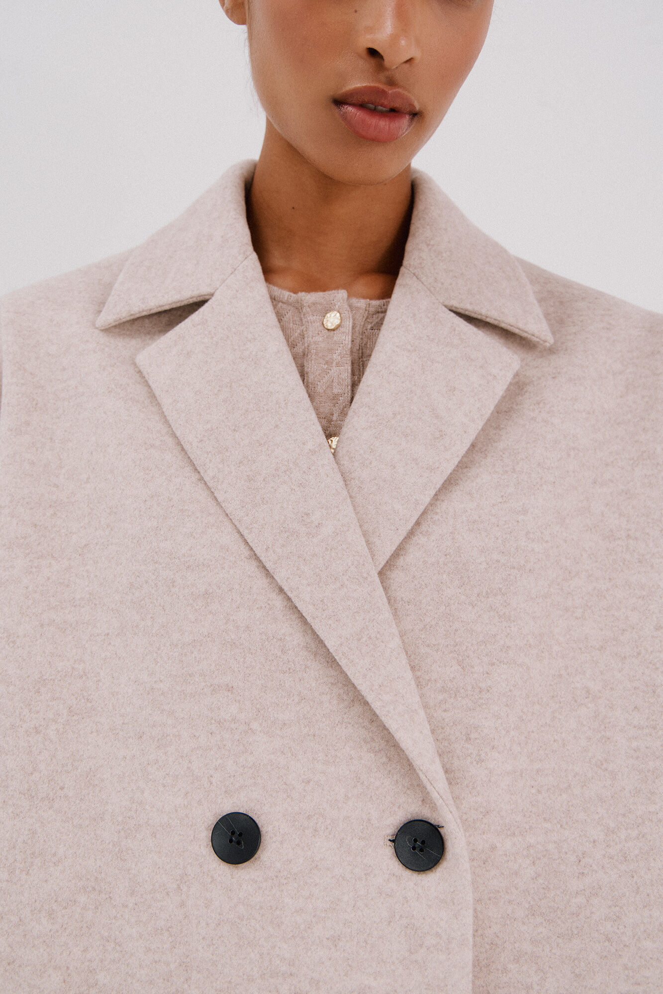 Cortefiel Abrigo corto desestructurada