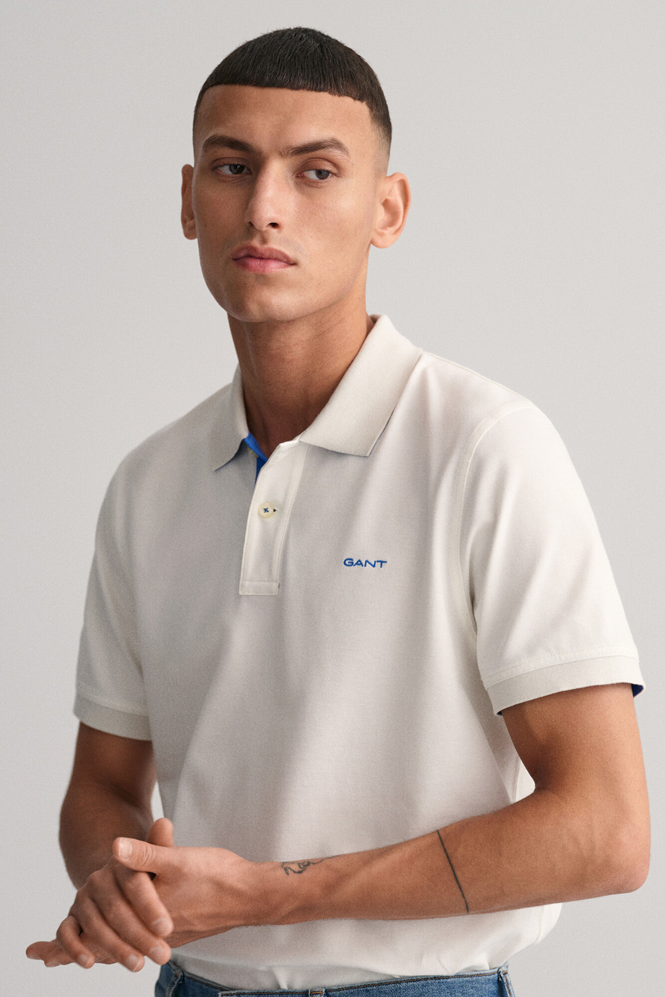 Gant Polo piqu&eacute; contrastante