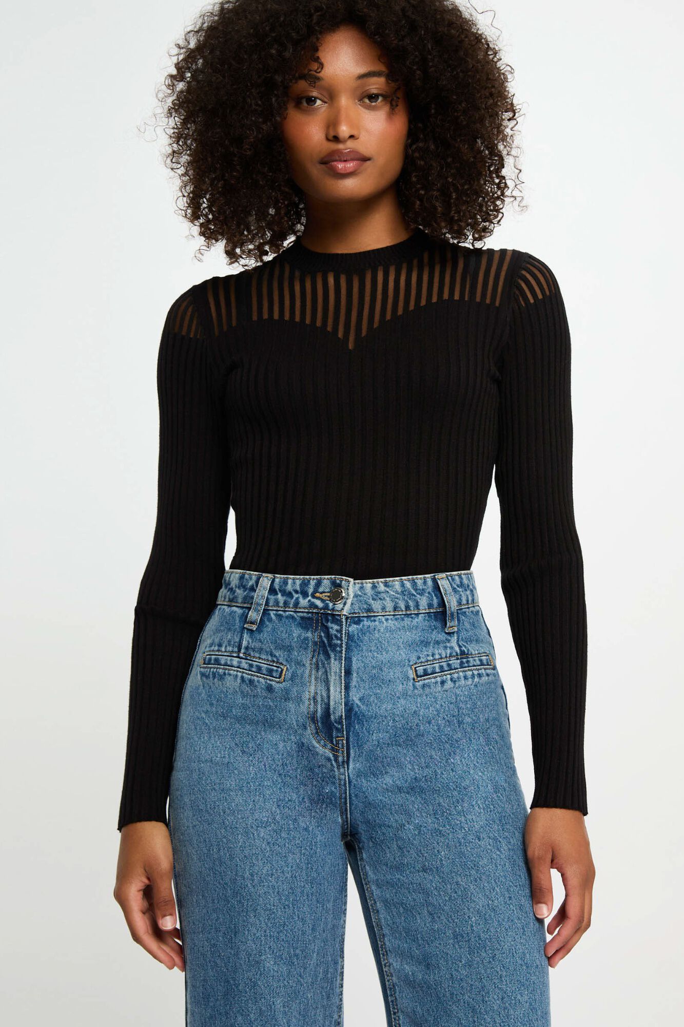 Morgan Camisola de manga comprida