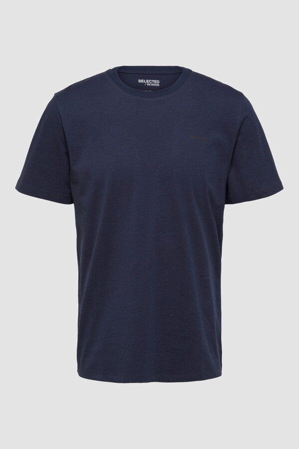 Cortefiel Camiseta de manga corta Regular Fit Azul marino
