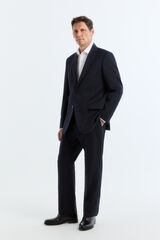 Cortefiel Twill smart fabric blazer Navy