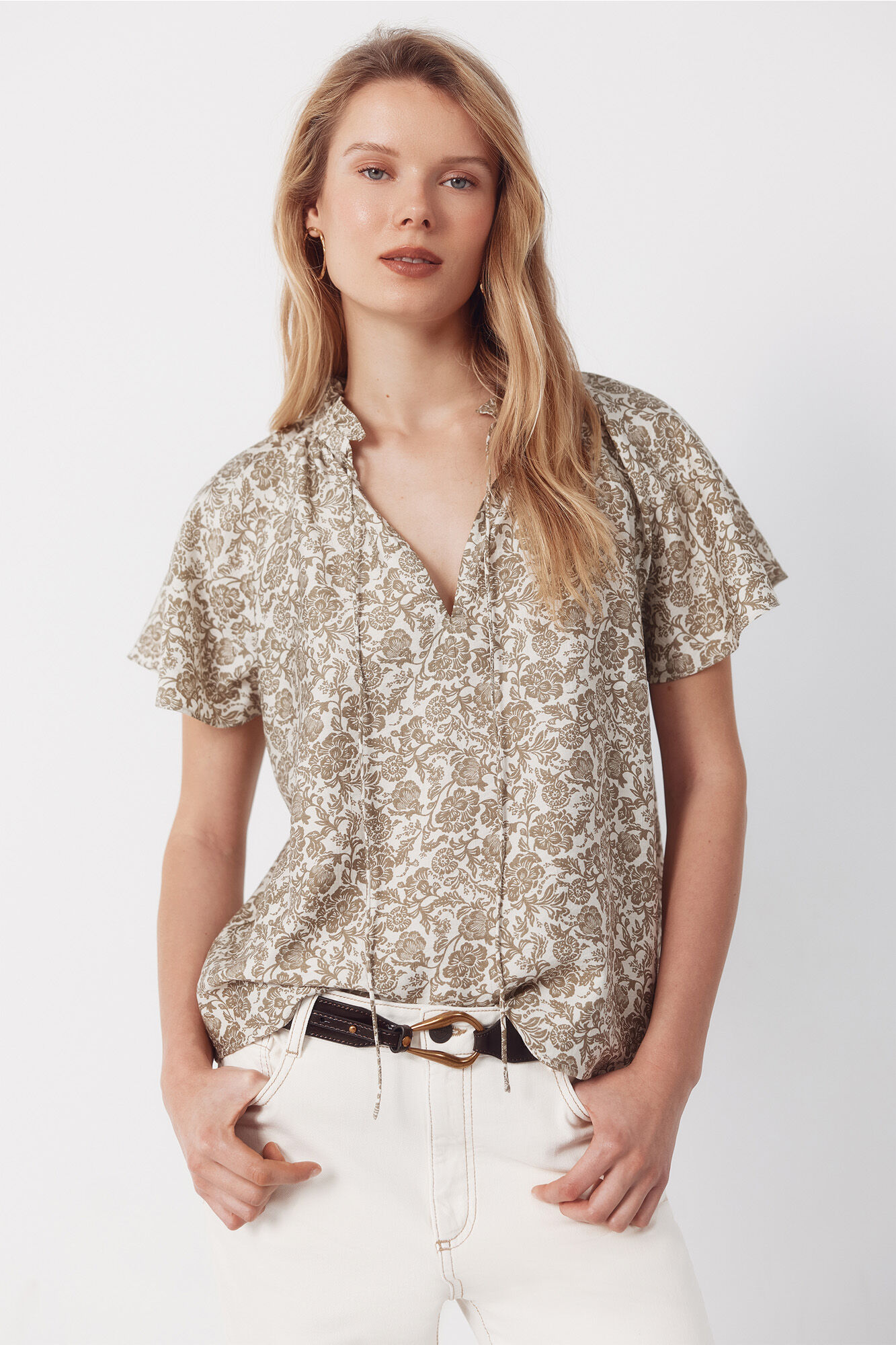 Cortefiel Raglan sleeve blouse