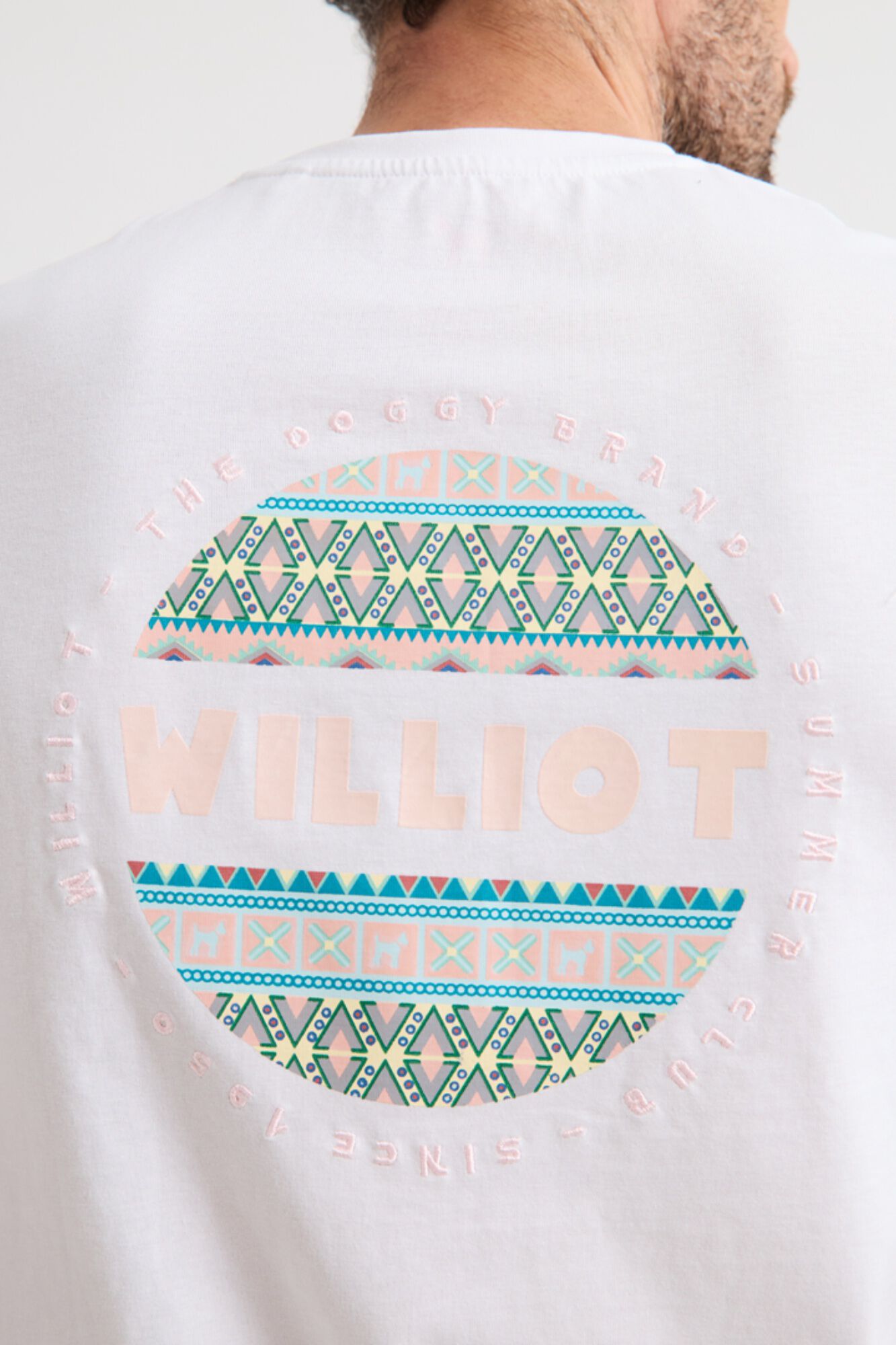 Williot T-shirt C&iacute;rculo &Eacute;tnico Branco