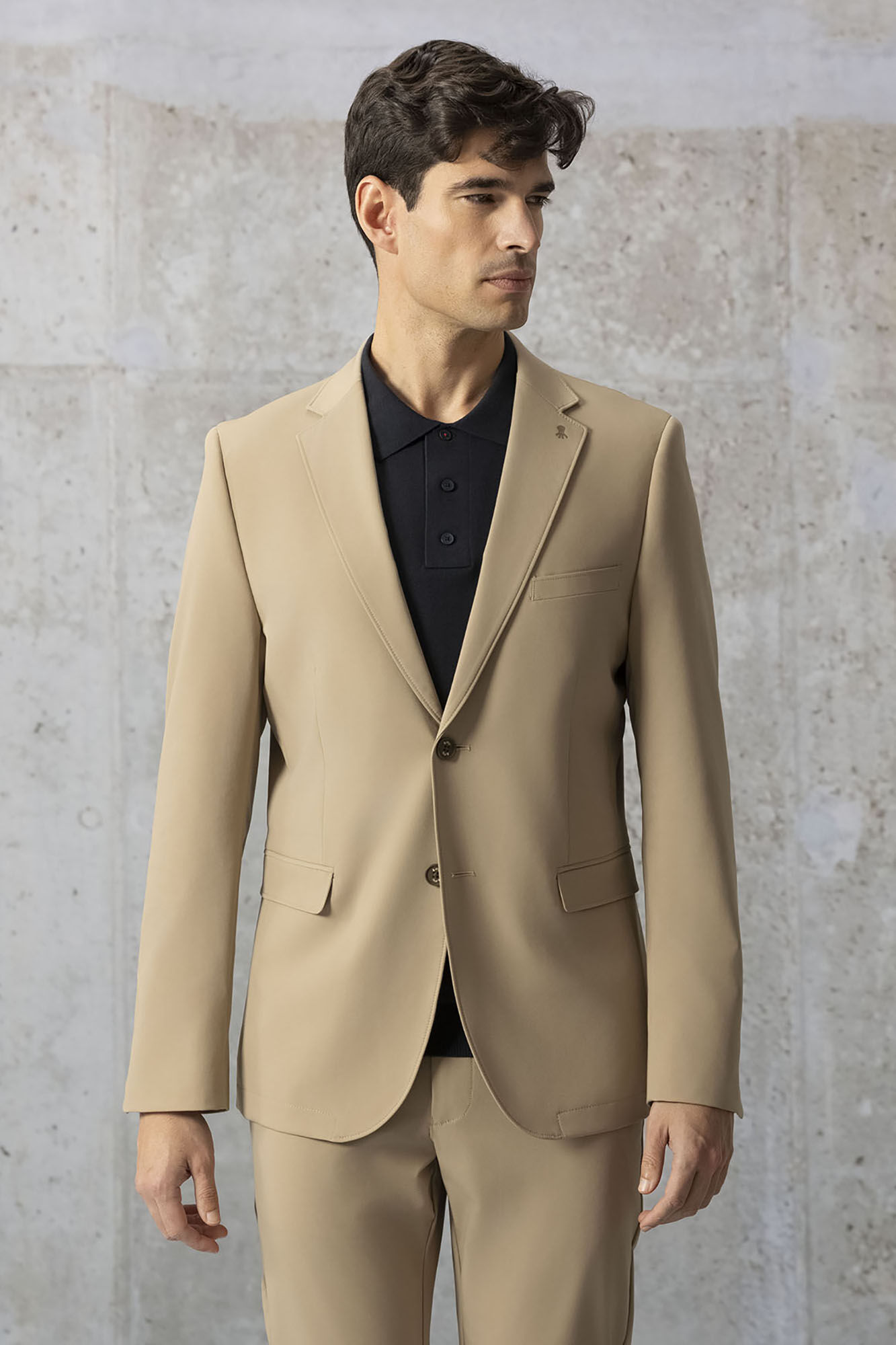 elPulpo Blazer cinza cl&aacute;ssico ultraleve