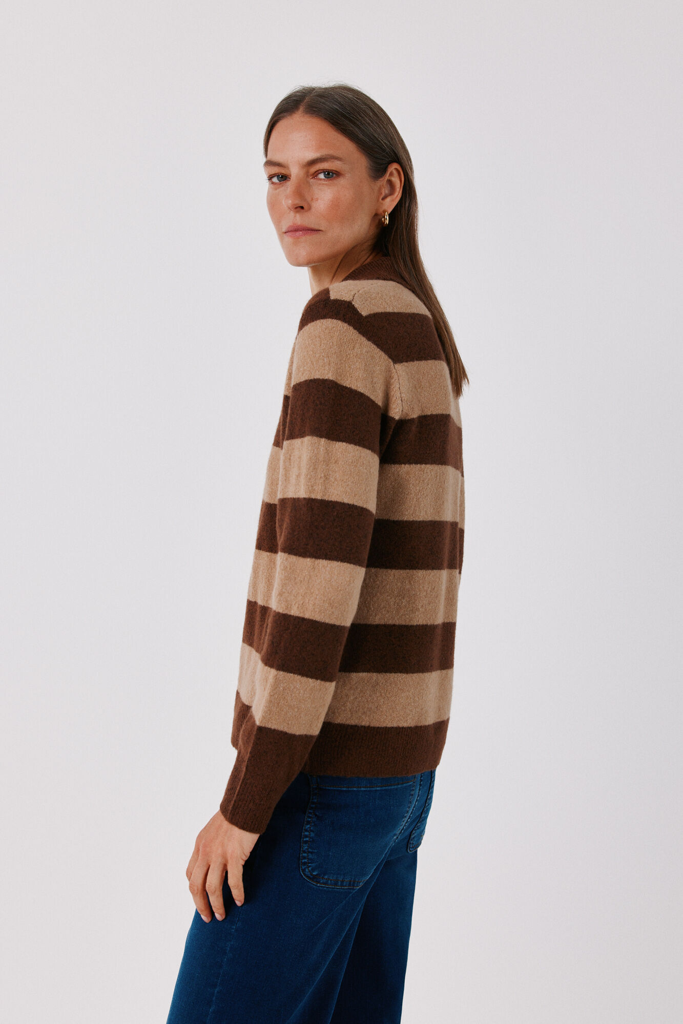 Cortefiel Striped soft polo shirt