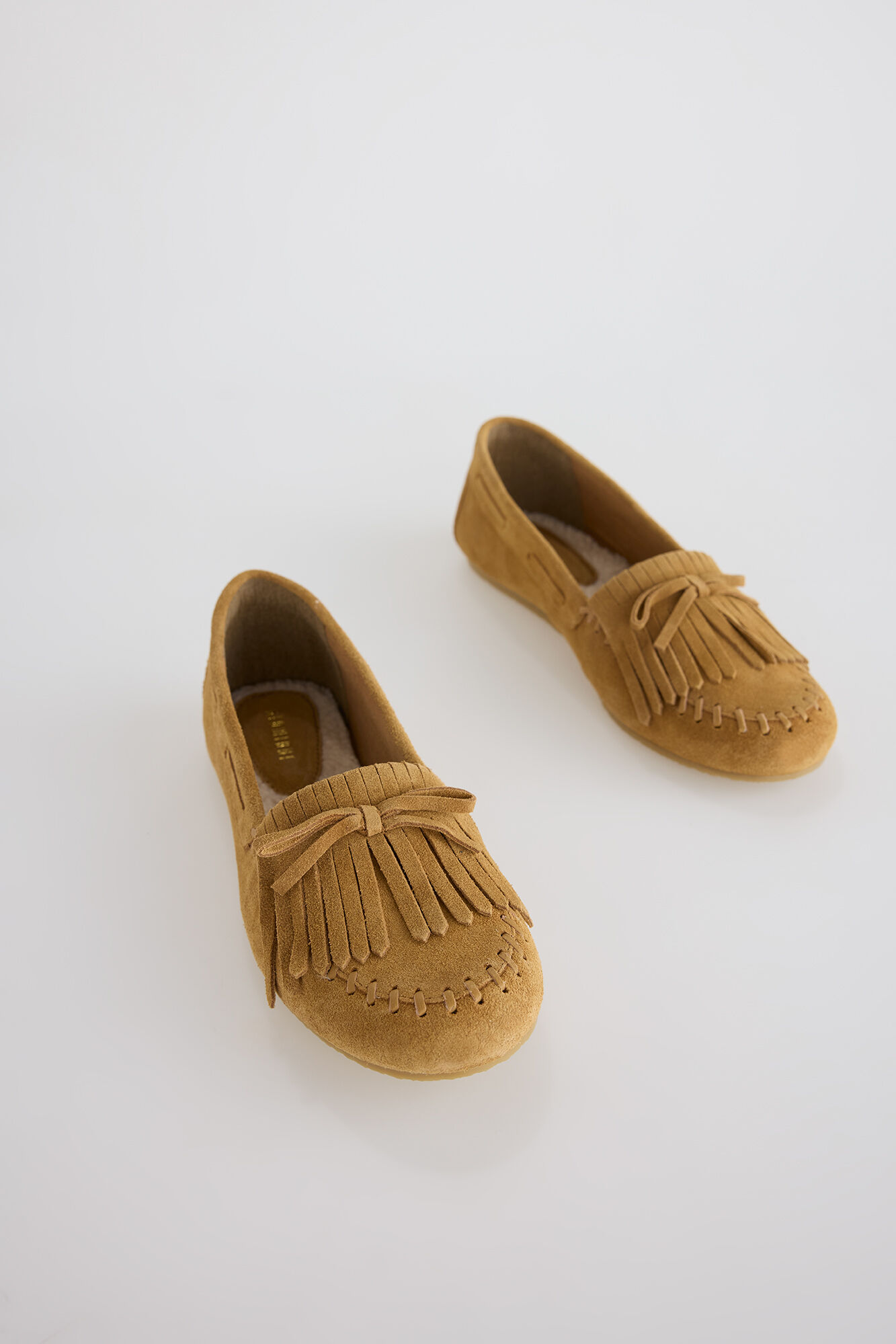 Slowlove Mocassim franjas croute Castanho