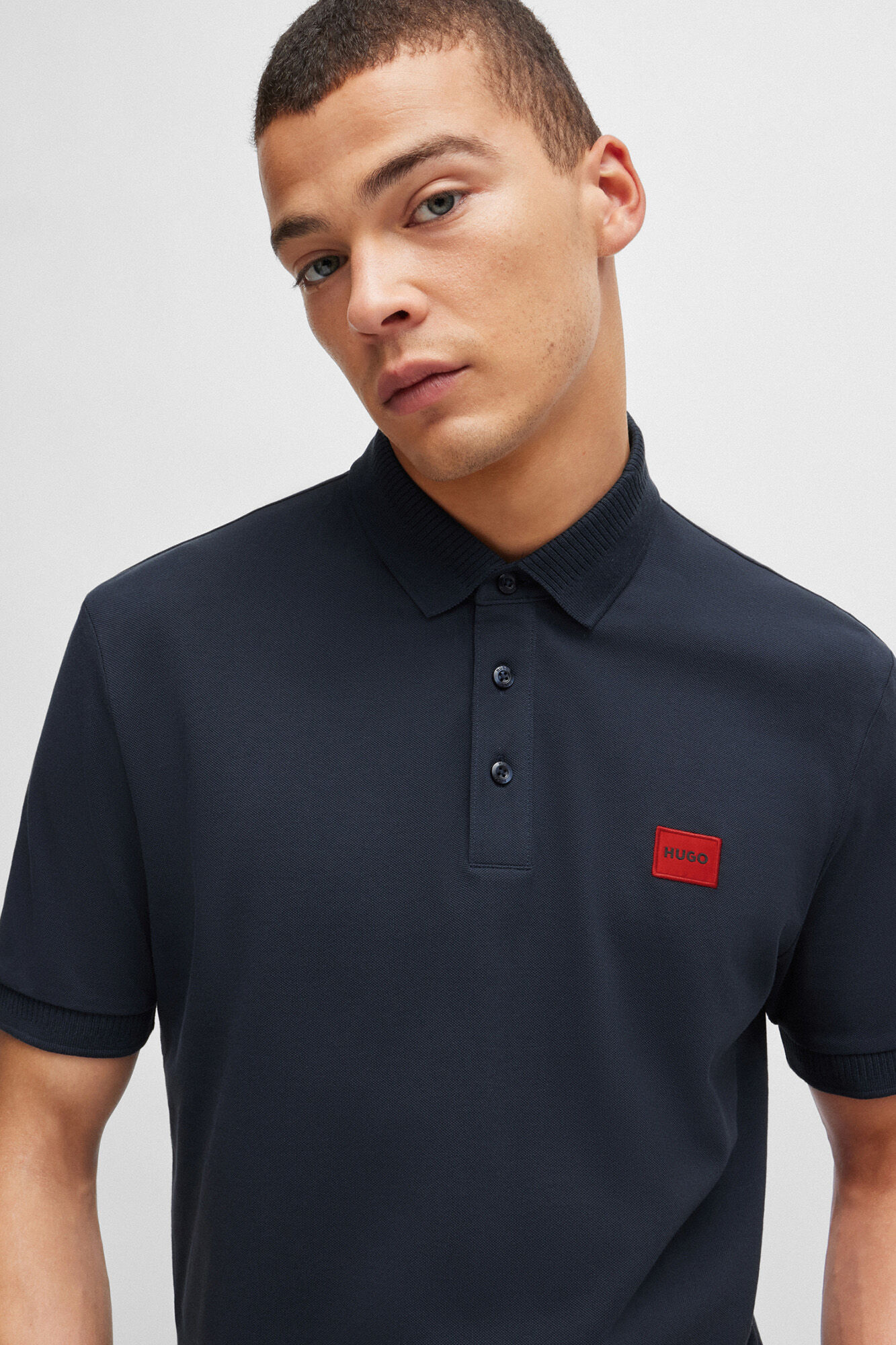 HUGO Polo de manga curta