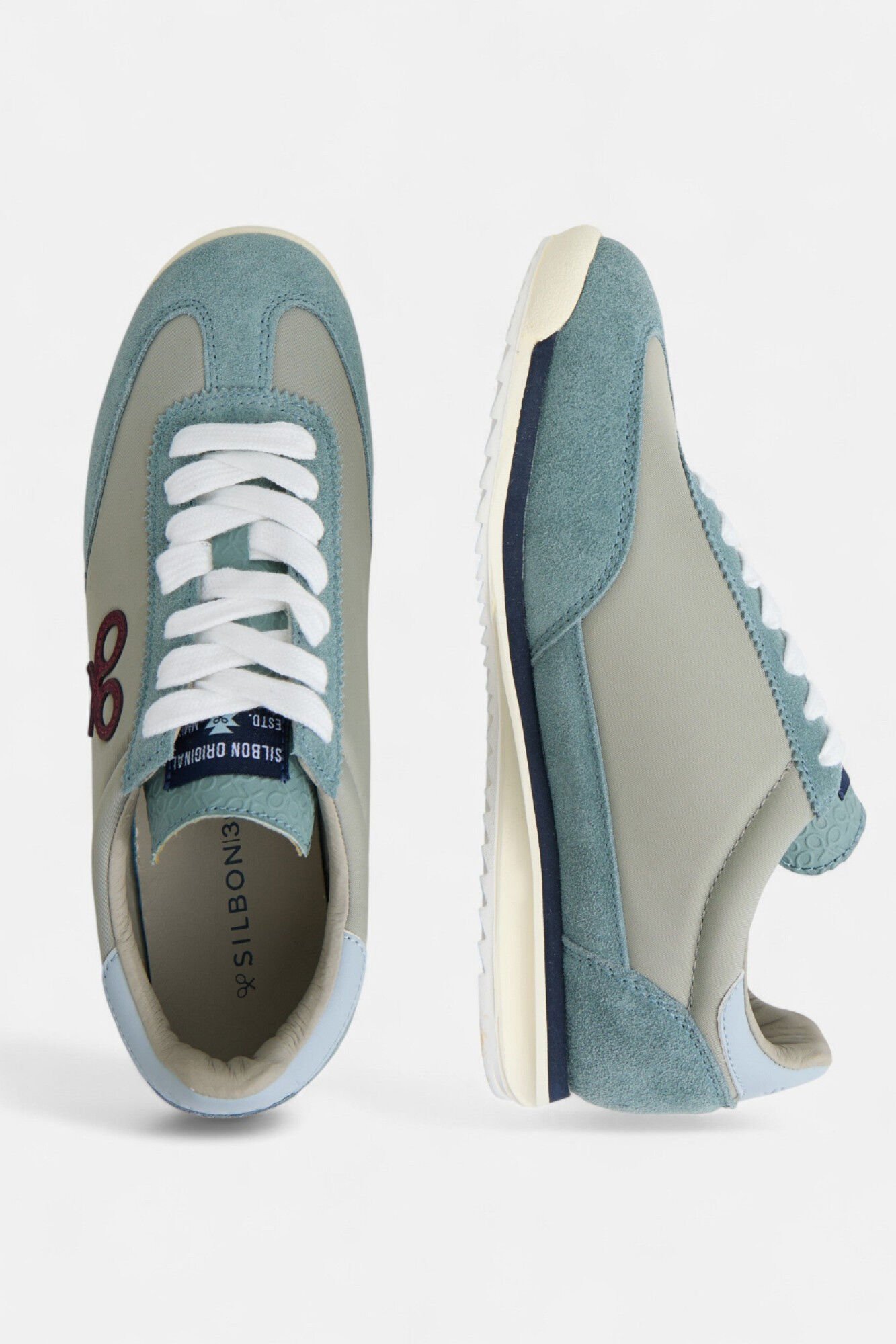 Silbon Zapatilla vintage Azul