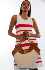 Lola Casademunt Mala shopper desestruturada Castanho