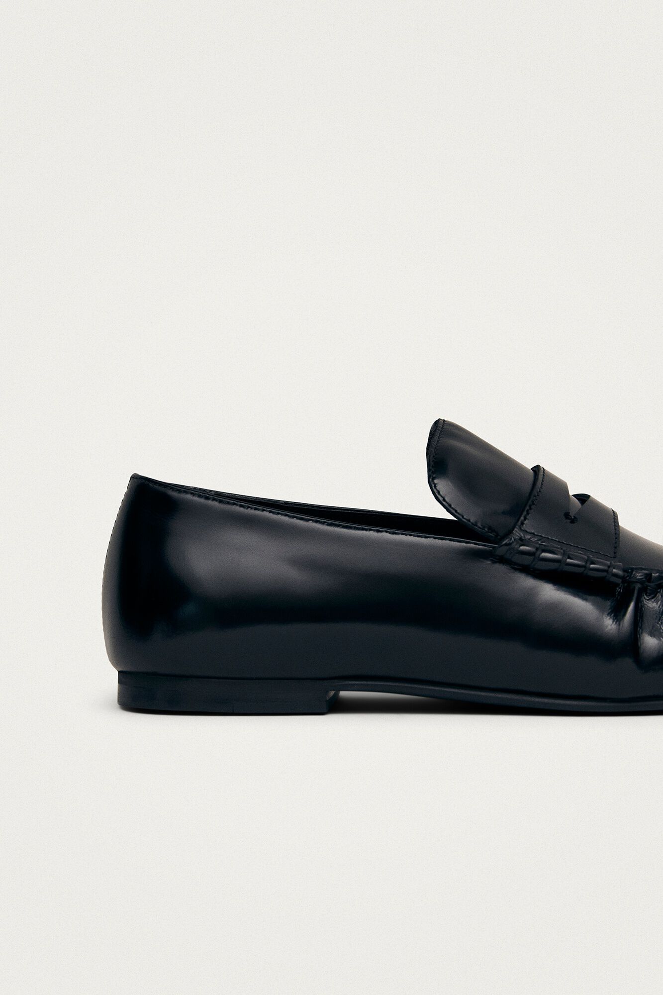 Alohas Mocassins em couro Aven Preto