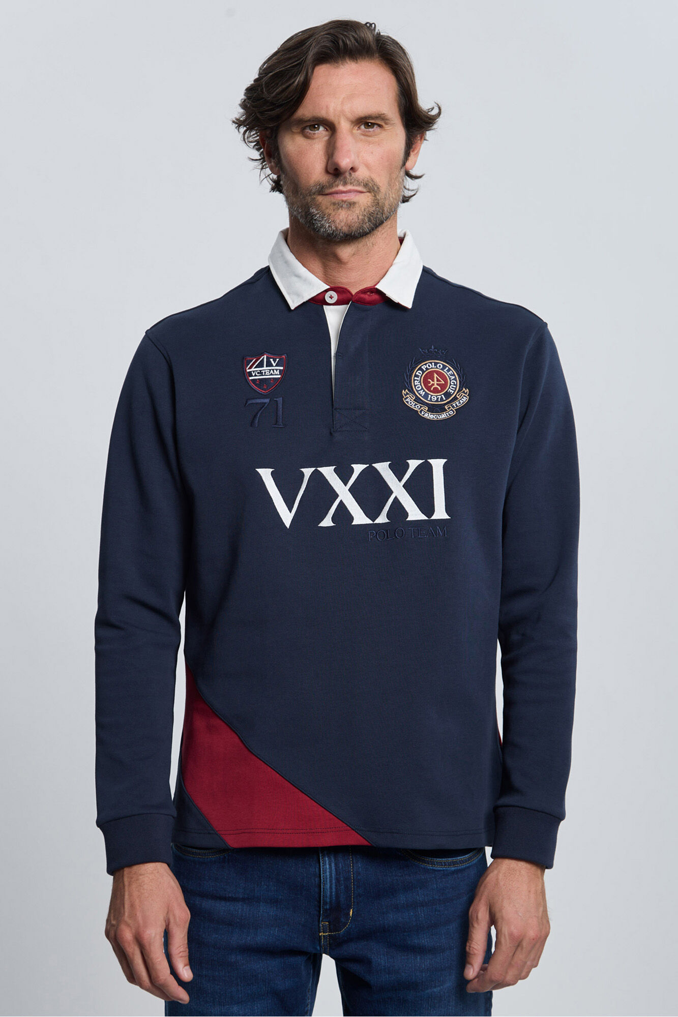 Valecuatro Escudo azul marinho Rugby Valecuatro