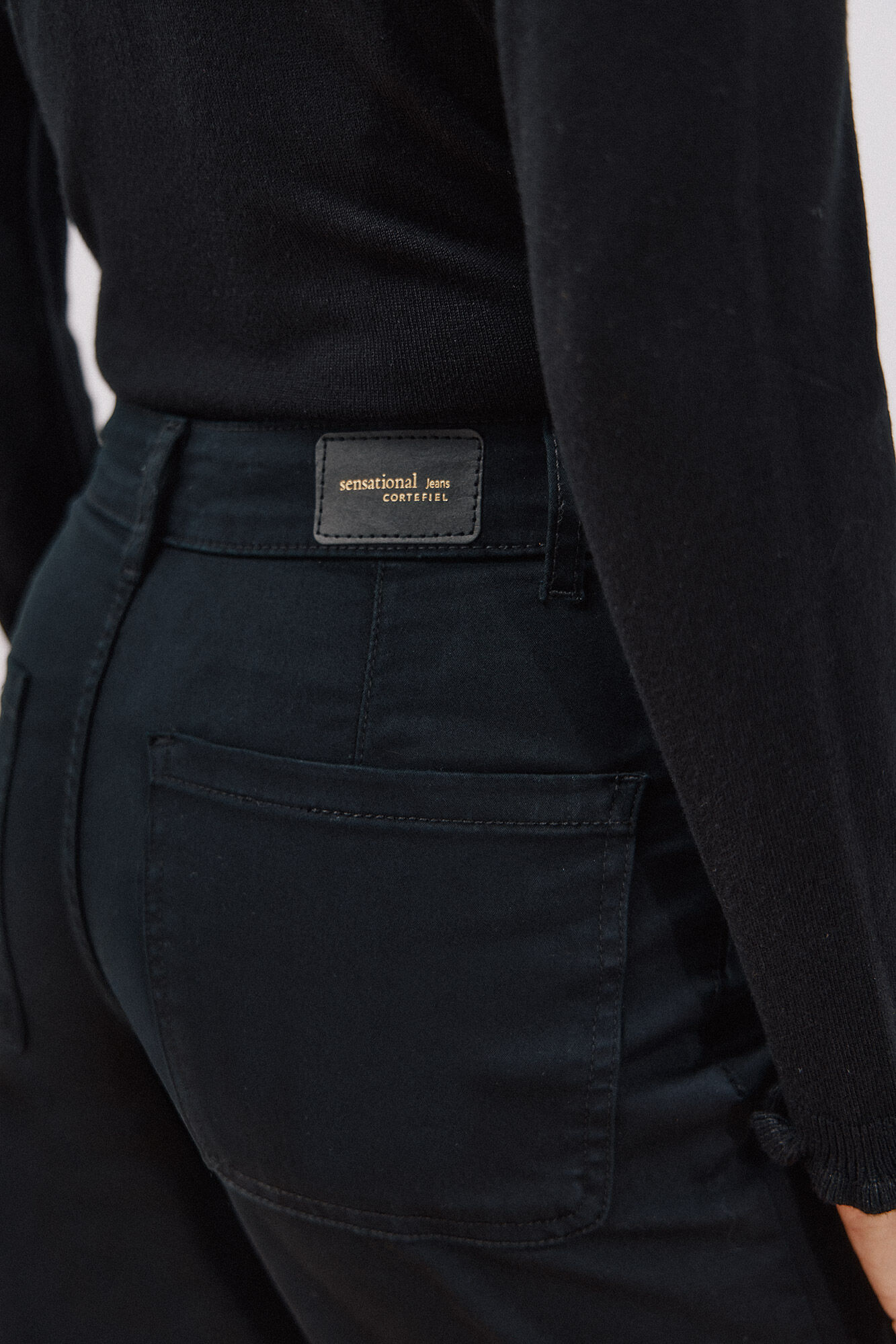 Cortefiel Sensational marine jeans Black