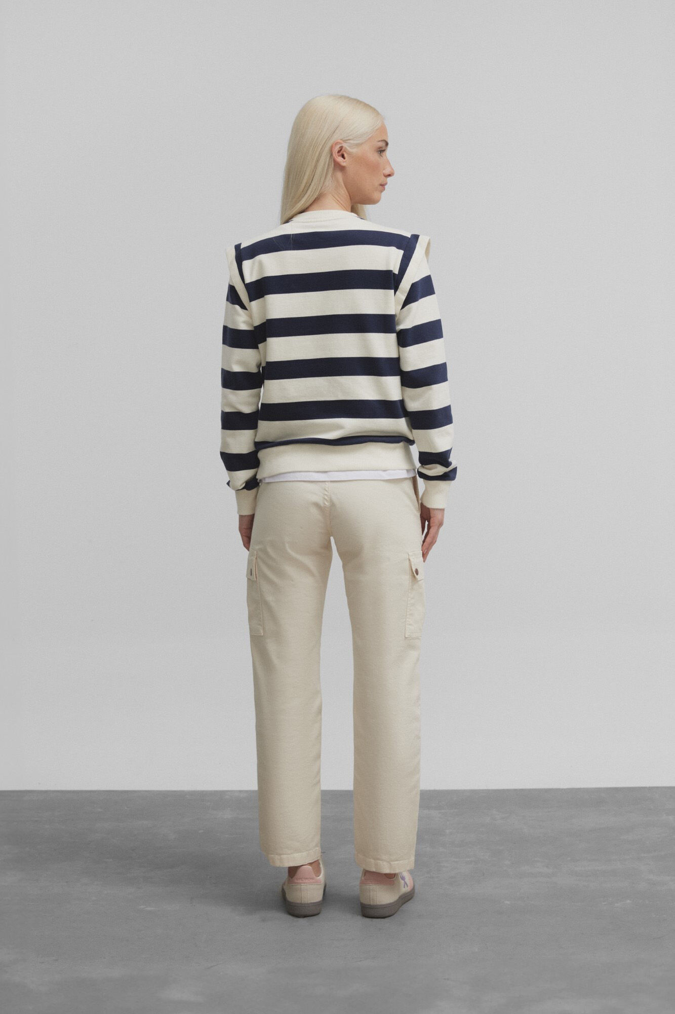 Silbon Sudadera woman rayas Estampado azul