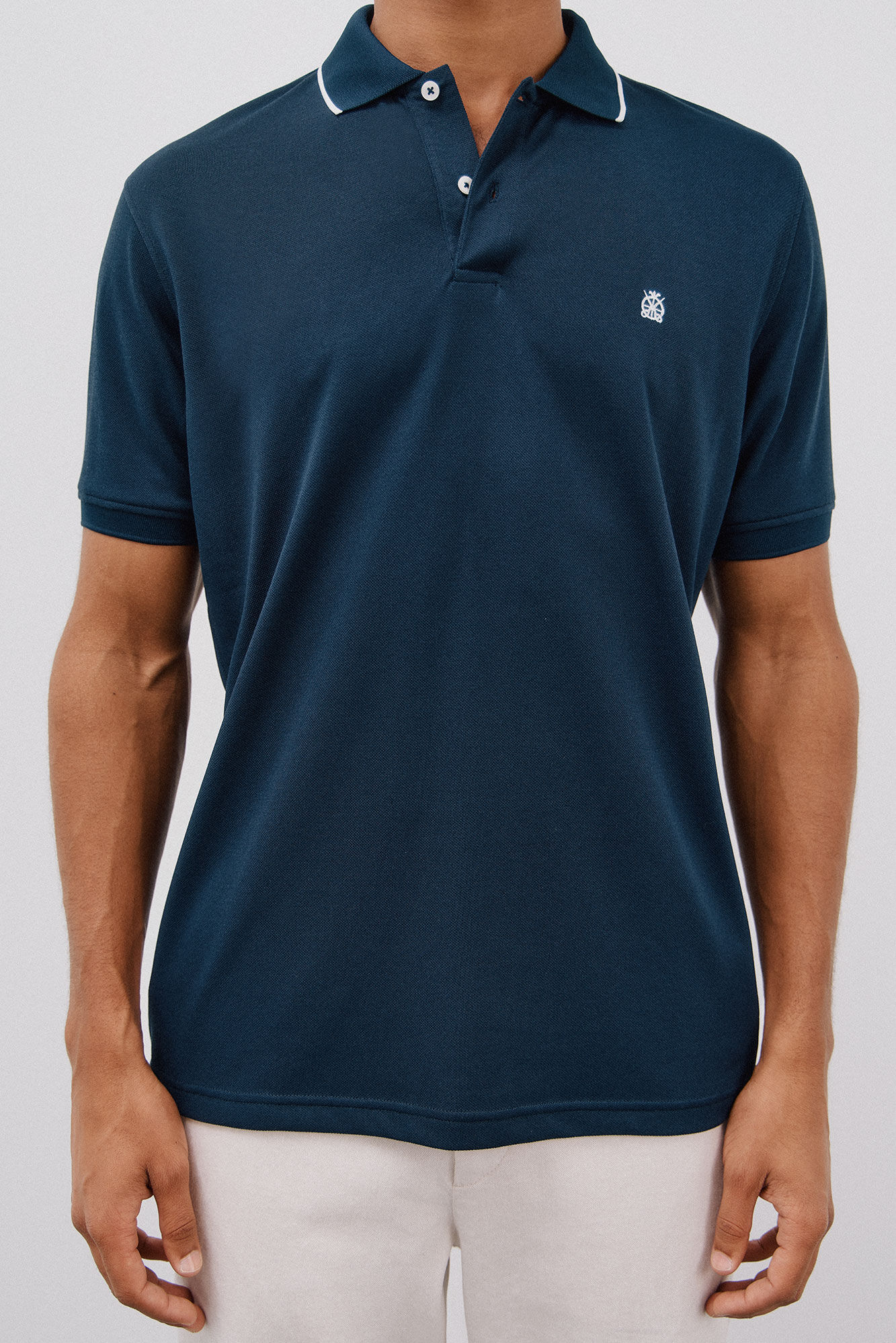 Cortefiel Coolmax&reg; polo  Navy