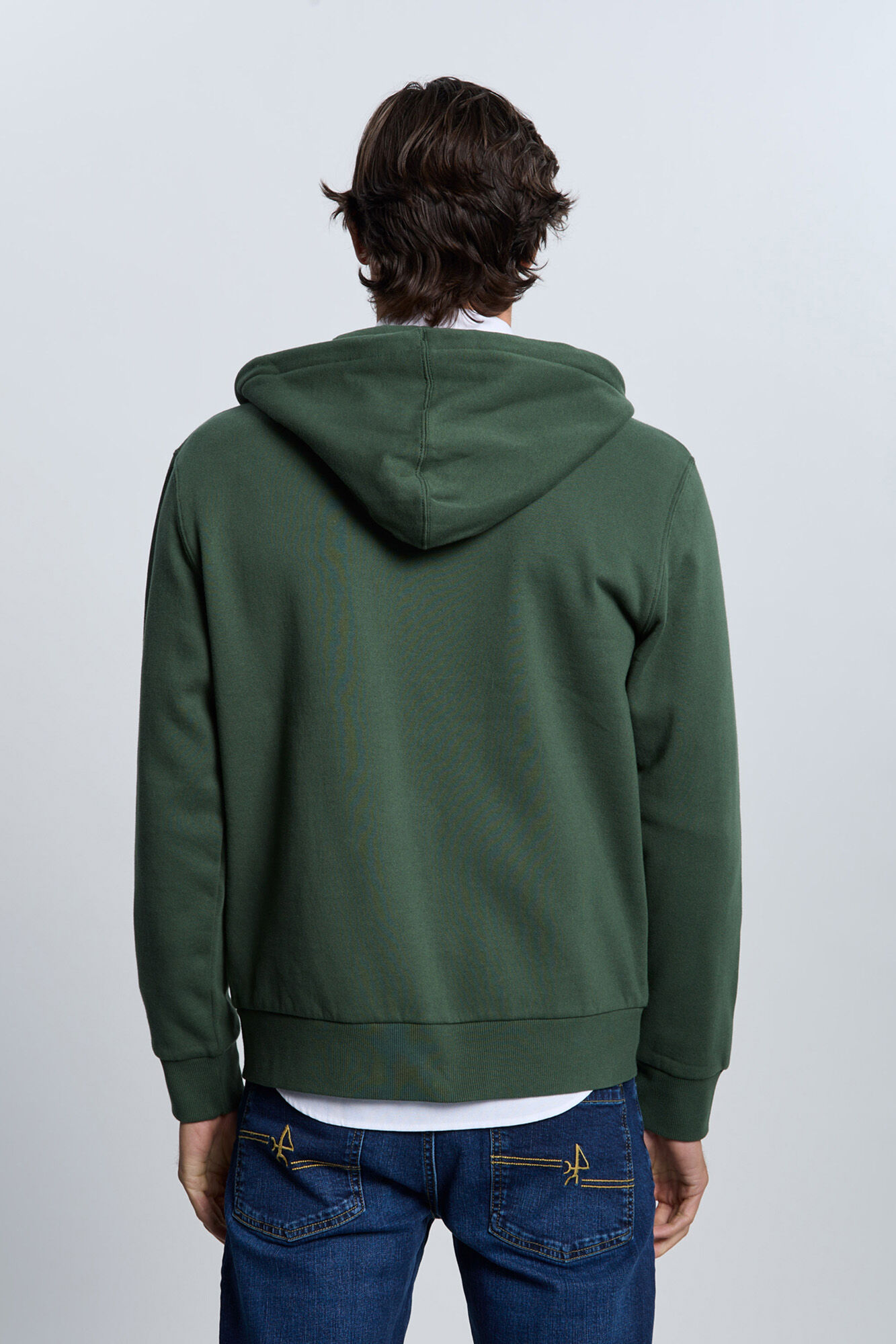Valecuatro Moletom com sweatshirt e fecho-&eacute;clair verde Verde