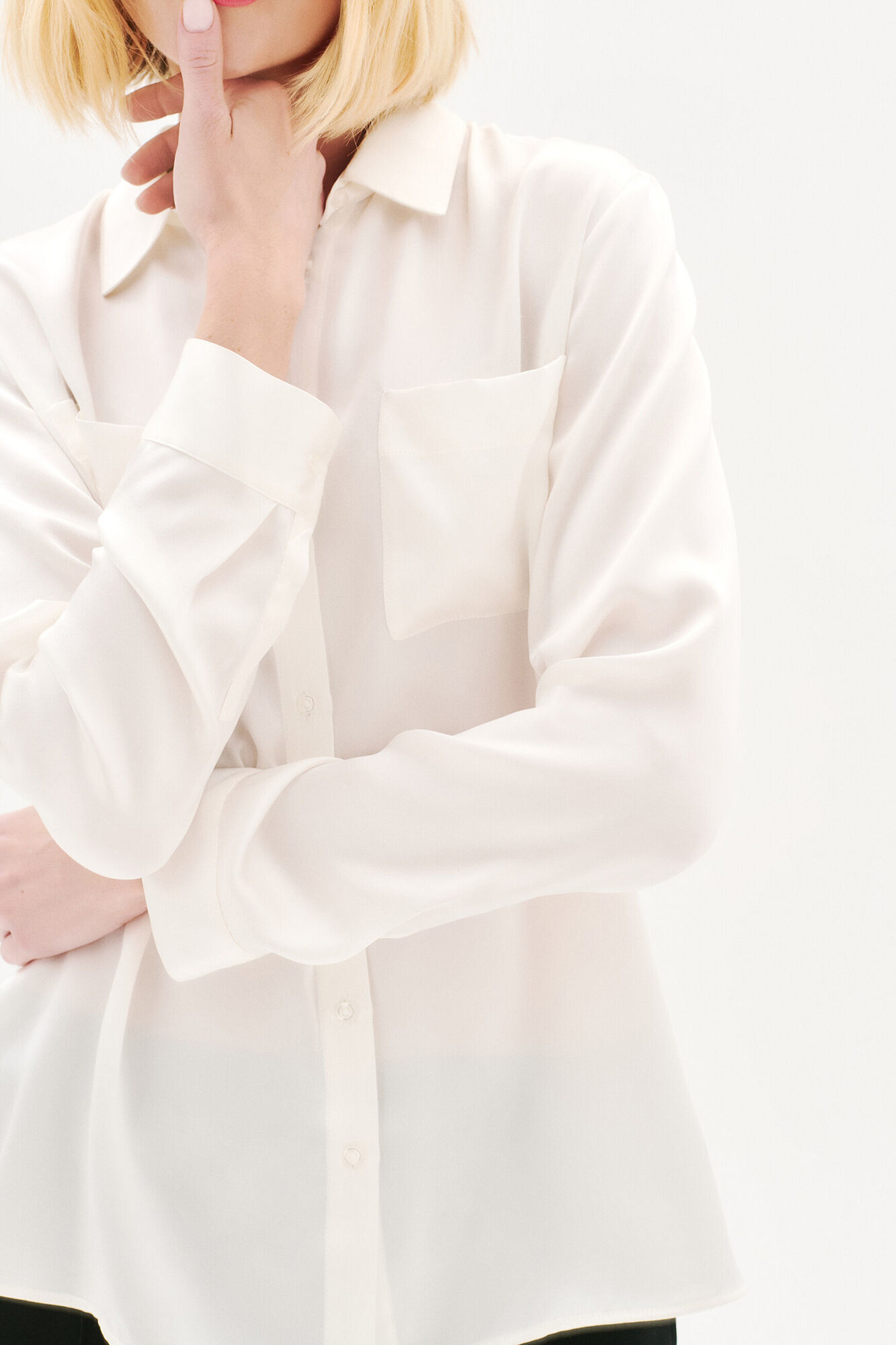 Caroll Camisa 100% seda