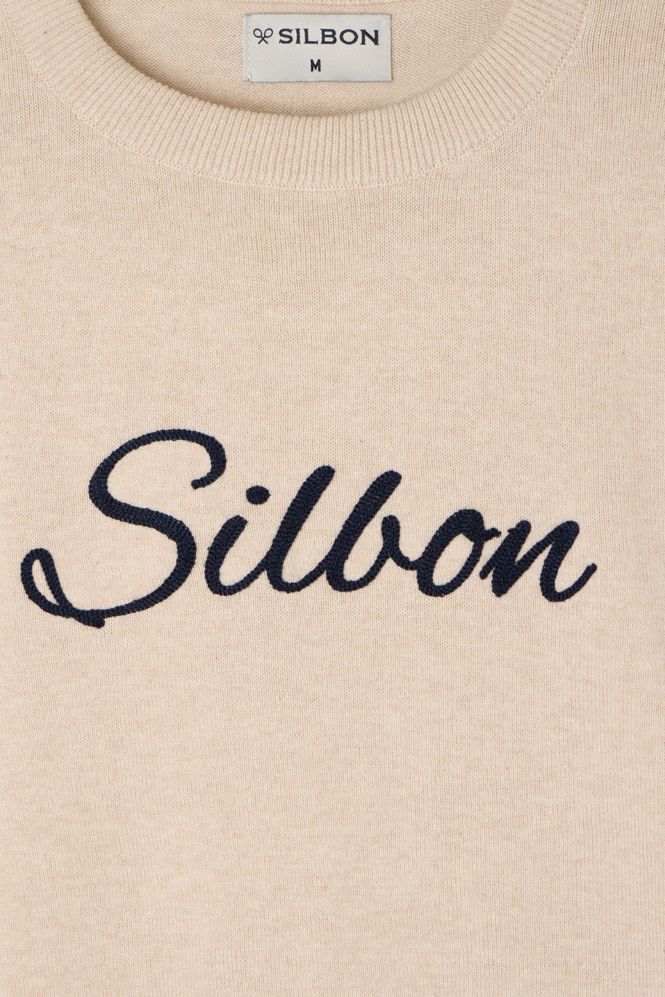 Silbon Plain jumper Beige