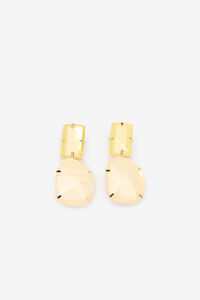 Cortefiel Pendientes piedra resina