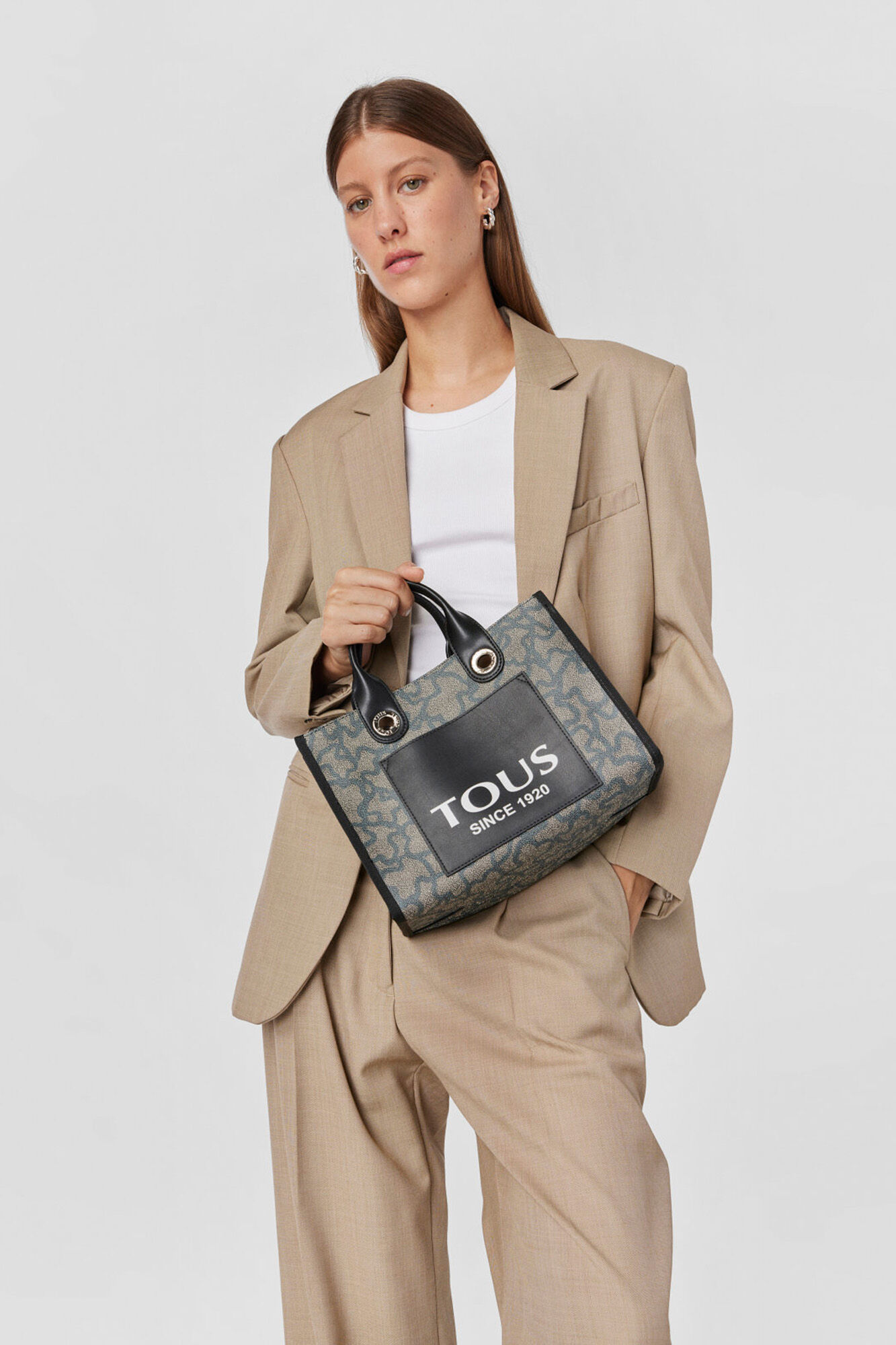 Tous Amaya Kaos Icon medium black shopper bag Black