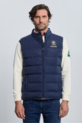 Valecuatro Chaleco acolchado 3 escudos azul marino Azul marino