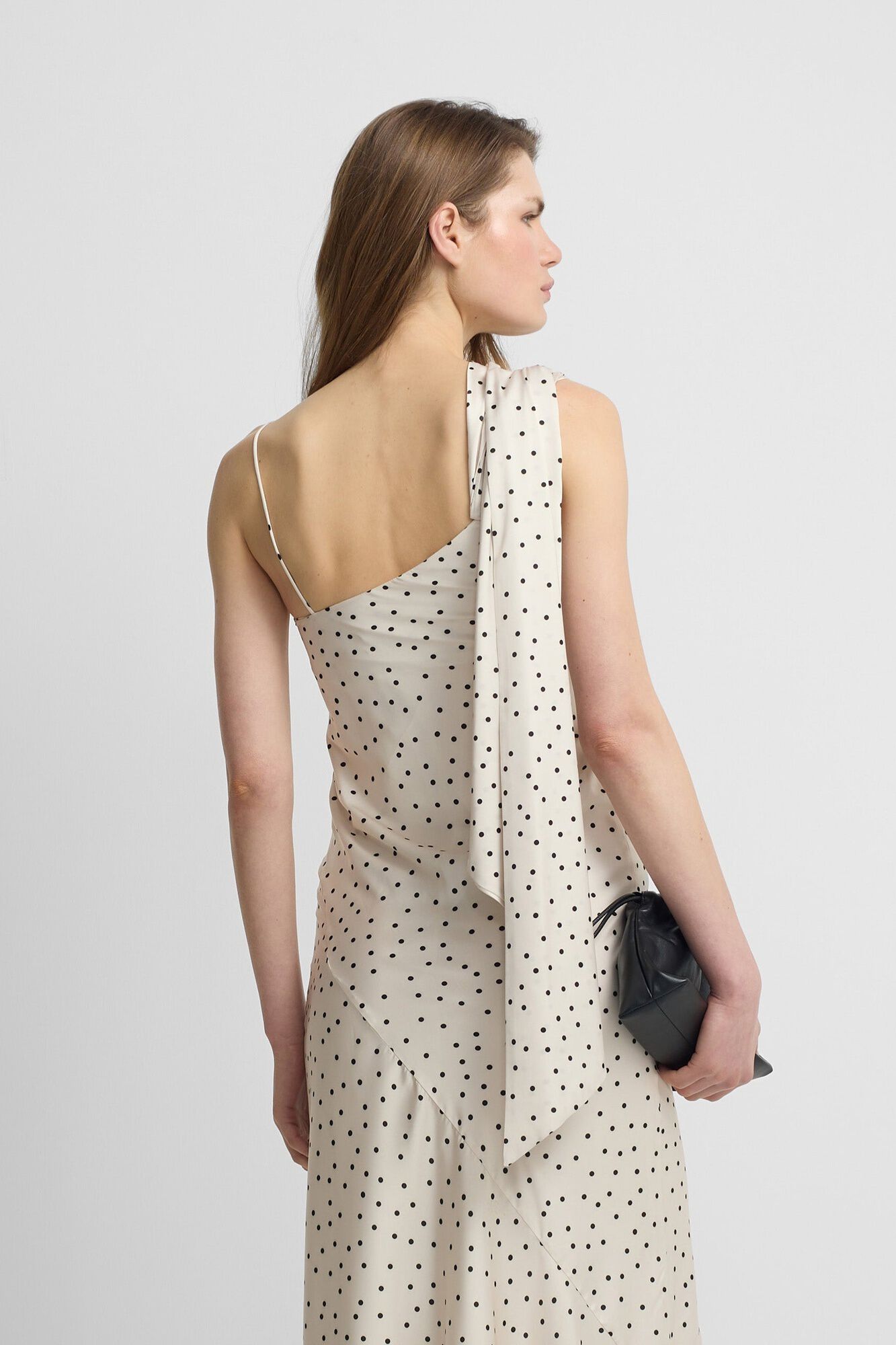 Silbon Polka-dots slip dress Printed white