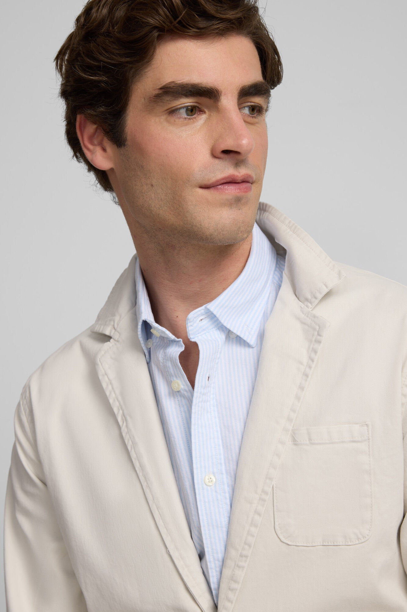 Silbon Casual semi-blazer Beige