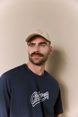 OOTO T-shirt lavada de manga curta Azul