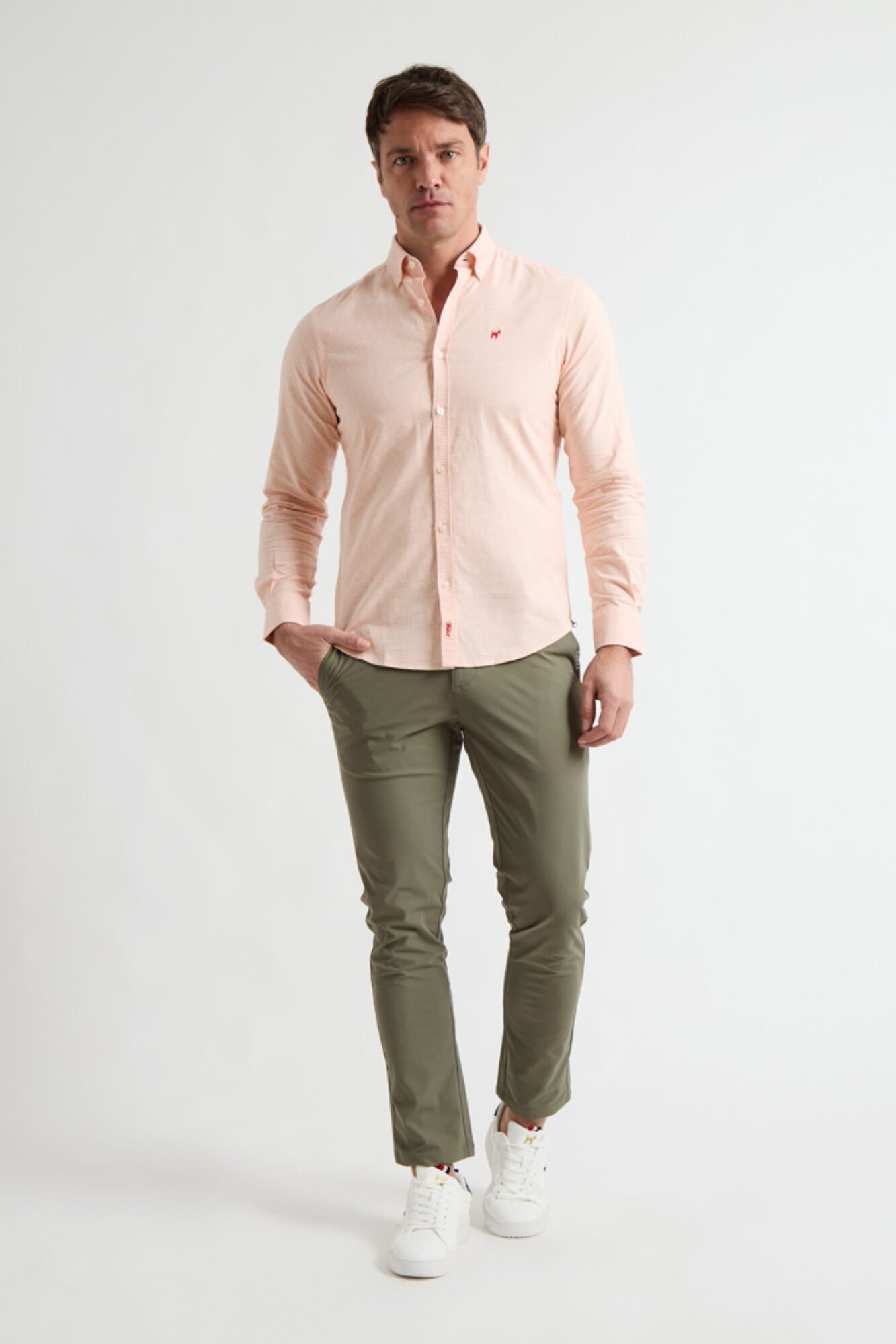 Williot Camisa mini xadrez Tencel