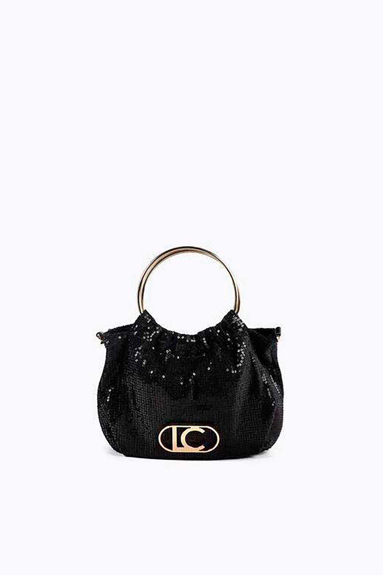 Lola Casademunt Bolsa com al&ccedil;a met&aacute;lica